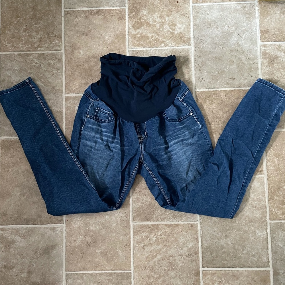 Indigo Blue by Motherhood Maternity Jeans Large